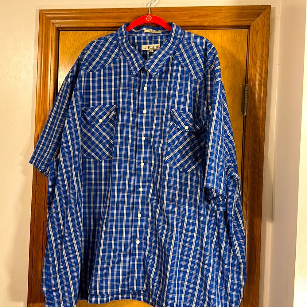 Foxfire men’s shirt sz 4XB